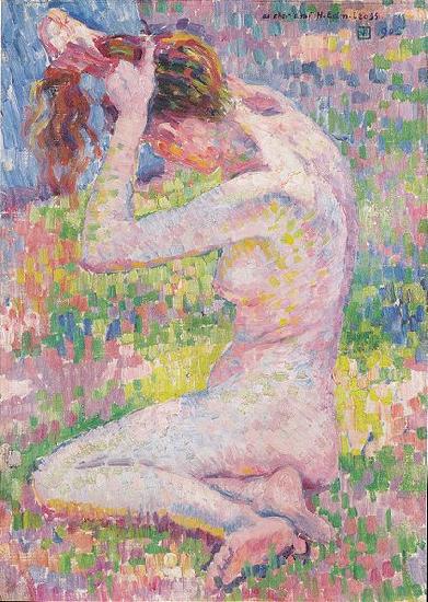 Theo Van Rysselberghe Sitzender Akt Spain oil painting art